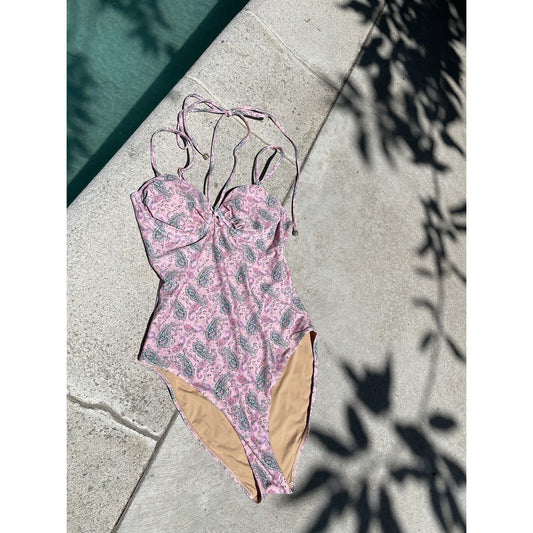 NWT KIVARI Floral One Piece Swim SUIT, Size US 6